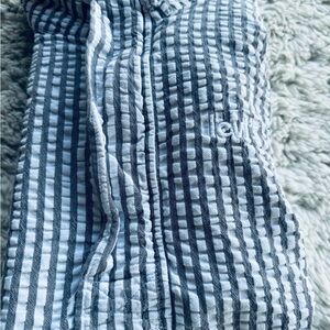 Gray and White Striped jacket